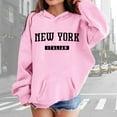 thumbnail image 4 of New York Italian Hoodies for Girls Boys Long Sleeve Casual Graphic Hooded Sweatshirt with Pockets Pullover Tops, 4 of 5