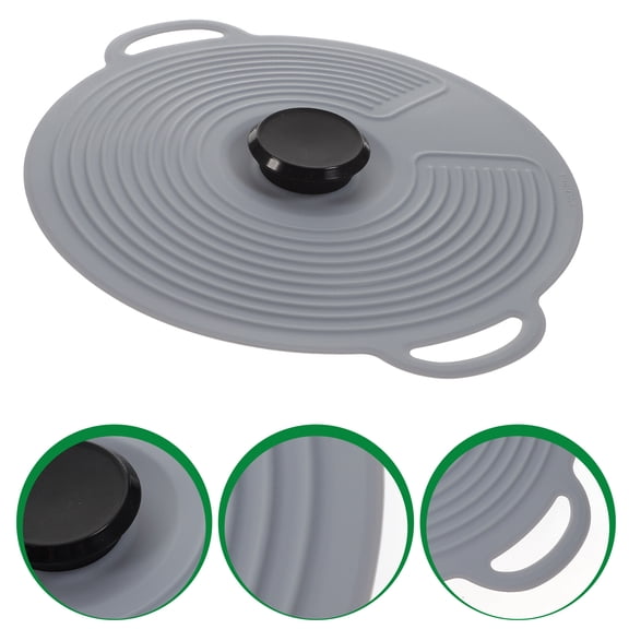 Squalise 1Pc Silicone Pot Lid Food Container Lid Kitchen Utensil Fresh-keeping Cover