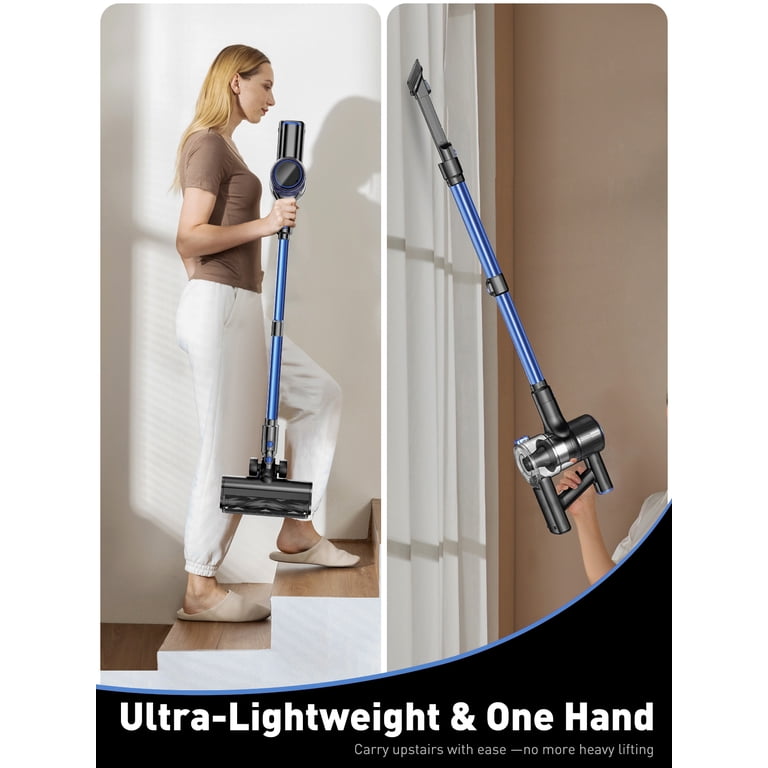 Before you lift the vacuum