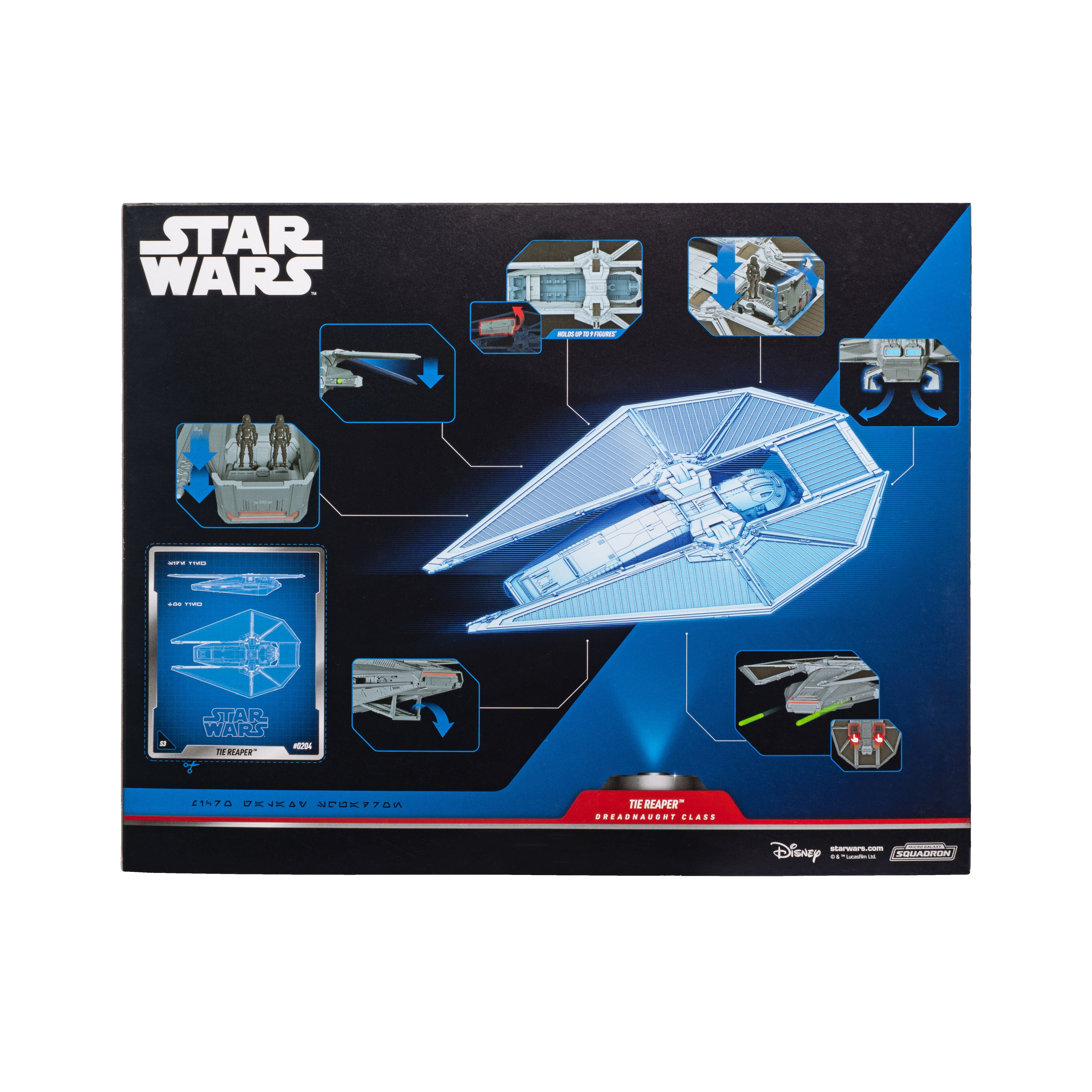 Star Wars™ Micro Galaxy Squadron TIE Reaper - 9 inch Vehicle with Three 1 inch Micro Figure Accessories