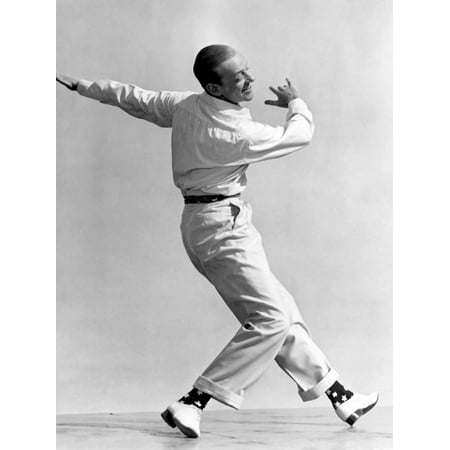 Holiday Inn, Fred Astaire 1942 Dance Movie Still Black and White Photography Print Wall