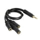 thumbnail image 2 of Cable divisor 3xAUX de 3,5 mm macho a 3,5 mm hembra de PVC Negro Strade Fareast Limited, 2 of 8