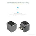 thumbnail image 2 of StarTech 2 Port USB Wall Charger - USB2PACUBK, 2 of 5