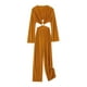 thumbnail image 2 of Mono de mujer VISgogo, pantalones largos sólidos ahuecados con cuello en V de manga larga para fiesta en la calle VISgogo  moda, 2 of 9