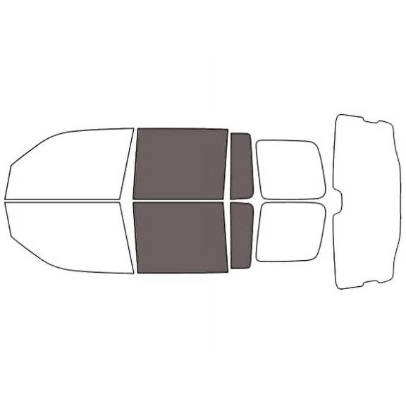 Avery Dennison NR Nano Ceramic IR Window Tint Kit Compatible with Honda Pilot 2009-2015 - Back