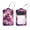 multicolored 3, variant on PhooArto 2 Pcs Cat Pink Donuts Galaxy Luggage Tag for Suitcases, Leather Baggage Tags Identifiers for Travel, Stainless Steel Loop Name ID Label for Women Bag Backpack