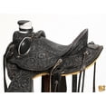 thumbnail image 6 of 16 In Hilason Western Horse Wade Saddle American Leather Ranch Roping Antique Black, 6 of 8