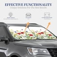 thumbnail image 4 of Vsdgher Wild Herbs Print Car Windshield Sun Shade, Reflective Sunshade Window Sunshade Sun Visor Protector Fit for Cars,Trucks,SUVs-Large, 4 of 6