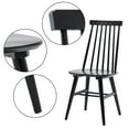 thumbnail image 5 of Duhome Elegant Lifestyle Dining Chairs Set of 2, Wood Dining Room Chairs Slat Spindle Back Kitchen Room Chair Windsor Chairs, Black, 5 of 9