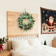 thumbnail image 6 of ChicYu Christmas Wreath Christmas Decorative Wreath Door Hanging Scene Decoration Classic Christmas Wreath Design Fits Door Hanging Vibes for Holiday Scene Setup​, 6 of 6