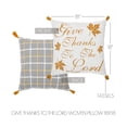 thumbnail image 3 of Harvest Blessings Give Thanks to the Lord Woven Pillow 18x18, 3 of 3