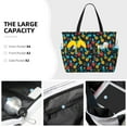 thumbnail image 2 of Kdxio Colorful Pineapple for Beach Bag for Women Large Beach Tote Bag Waterproof Sandproof Swim Bag with Zipper Pockets Beach Vacation Travel, 2 of 6