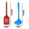 thumbnail image 2 of Juego de 2 utensilios de cocina de silicona, juego de utensilios de cocina de silicona resistentes al calor antiadherentes, 2 of 5