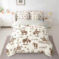 thumbnail image 2 of Homewish Rustic Western Cowboy 7-Piece Twin Bedding Sets,Tropical Desert Cactus Bedding Comforter Set,Country Farmhouse Cattle Sheet Sets For Boys Kids,Microfiber Bedroom Decor Reversible, 2 of 8