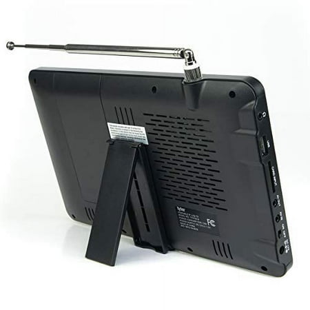 Tyler TTV704-9 Inch, Portable Widescreen LCD TV with Detachable Antennas, USB/SD Card Slot, Built in Digital Tuner, and AV Inputs