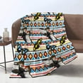thumbnail image 1 of Unique Print Blanket Throw Comfortable Warm Velet Plush Fluffy Throw Blanket Perfect Gift for Couch Sofa or Bed 50"(Width) x 80"(Length), 1 of 5