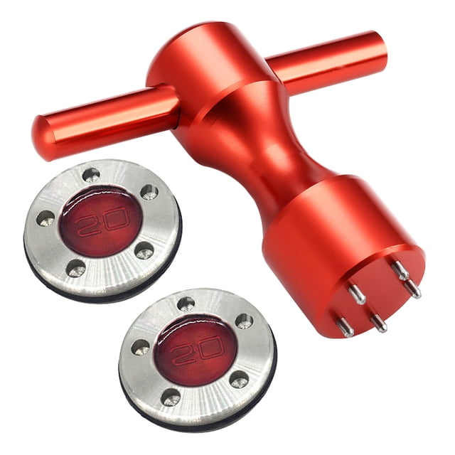 MasteelfCA 2 Pcs 20g Poids Rouge et une Clé Rouge pour Scotty Cameron California Newport Kombi Putters