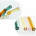 Glass Straw Color Straw High Borosilicate Glass Straw