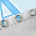 thumbnail image 4 of Manfei Letter A Monogrammed Black Out Curtains,Cute Cartoon Bowtie Curtains Pack of 2 (42x63 Each),Blue Bow Tie Bedroom Curtains For Girls Kids,Microfiber Room Decorative, 4 of 6