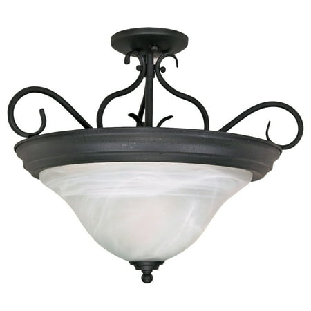 Light Fixture Black Finish - Nuvo Lighting 60384 - 3 Light (Medium Screw Base) 18.5