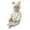 White, variant on WREESH Toddler Baby Girl Boy One Pieces Jumpsuits Faux Furry Hooded Romper Cute Bear Onesie Costumes Soft Warm Pajamas Pink