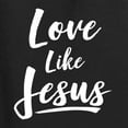 thumbnail image 5 of Wild Bobby Love Like Jesus Inspirational/Christian Men Long Sleeve Shirt, Black, Small, 5 of 5