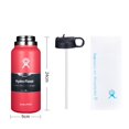thumbnail image 2 of Hydro Flask Stainless Steel Wide Slip Bottle With Straw Cap, 40 Oz, Medium, 2 of 4