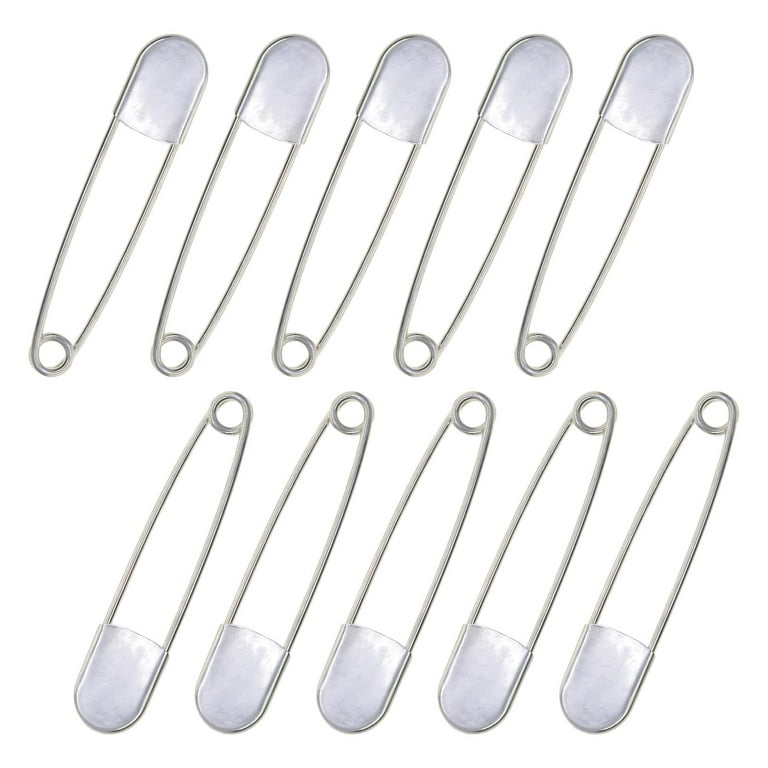 5 PCS Stainless Steel Safety Pins Large, Large Safety Pins, 5 inch