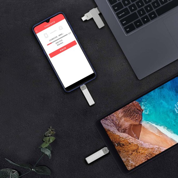 Jessis U Disk Grabadora de 32 GB Tipo-C Unidad flash USB dual