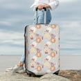 thumbnail image 7 of Disketp Butterfly Flower Elastic Travel Luggage Cover Travel Suitcase Protective Cover For Trunk Case Apply To 18''-32'' Suitcase Cover-Large, 7 of 7