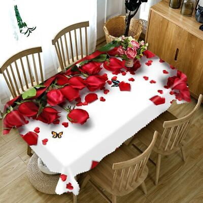

AYZM Oxford Cloth Rectangular Kitchen Table Cover Home Party Wedding Decor