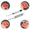 thumbnail image 4 of Grapefruit Knives 2 Pack,Curved Serrated Grapefruit Fruit Slicer Cutter Small Serrated Grapefruit Curved, 4 of 9