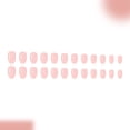 thumbnail image 2 of EBCUE Polka Dot Press on Nails Short Oval Glue on Nails Nude Pink Ombre Fake Nails Full Cover Glossy Acrylic Nails Press ons Stick on Nails for Women Manicure 24Pcs, 2 of 8