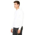 thumbnail image 3 of Bella Canvas 3719 Unisex Poly-Cotton Fleece Pullover Hoodie, M, White, 3 of 3