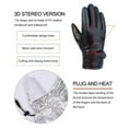 thumbnail image 5 of Rechargeable Heated Gloves, Battery Heated Gloves, Waterproof Electric Heating Gloves, Heated Gloves for Men with Touchscreen for Cycling Skiing Skating Hiking Hunting, 5 of 10