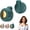 Green, variant on Portable Silent Mini Bladeless Electric Fan, Clip On Fan for Shirt & Waist, Wearable Mini Portable Fan with 3 Speeds USB Rechargeable, Personal Cooling Fan for Travel Outdoor Office