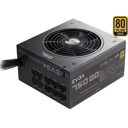 EVGA 750 GQ 210-GQ-0750-V1 80+ GOLD 750W Semi Modular EVGA ECO Mode Power Supply