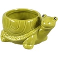 thumbnail image 4 of Tillie The Turtle, Flora the Fox, Hudson the Hedgehog Ceramic Animal Mini Succulent Planter Boxed Gift, 4 of 4