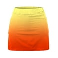 thumbnail image 5 of Dyfzdhu Athletic Skorts for Women with Pockets Summer Flowy High Waisted Tennis Skirt Gradient Workout Yoga Golf Skirt with Shorts Inner, 5 of 8