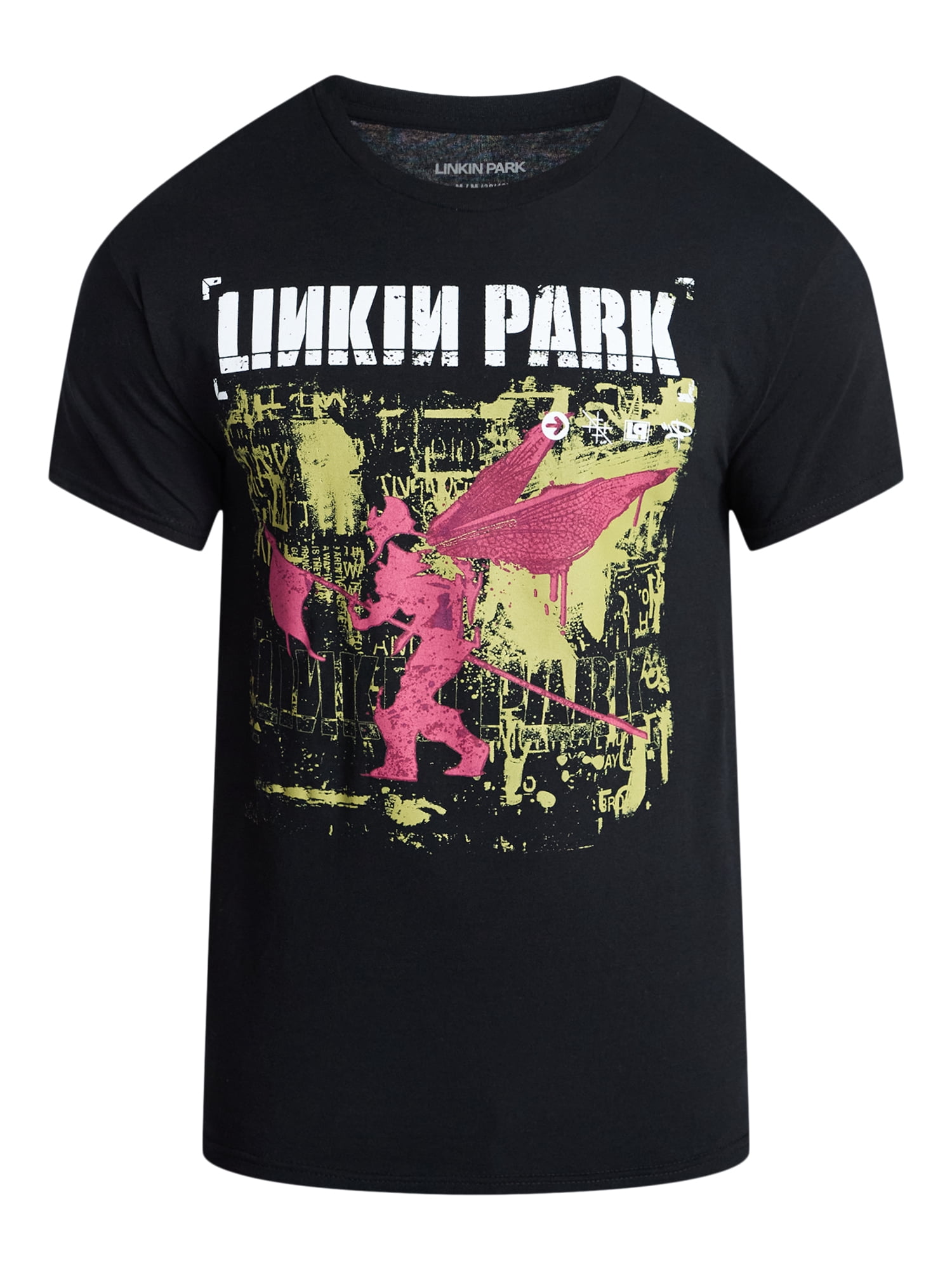 Linkin Park Men's and Big Men's Soldier Cover Graphic Tee, Sizes S-3XL