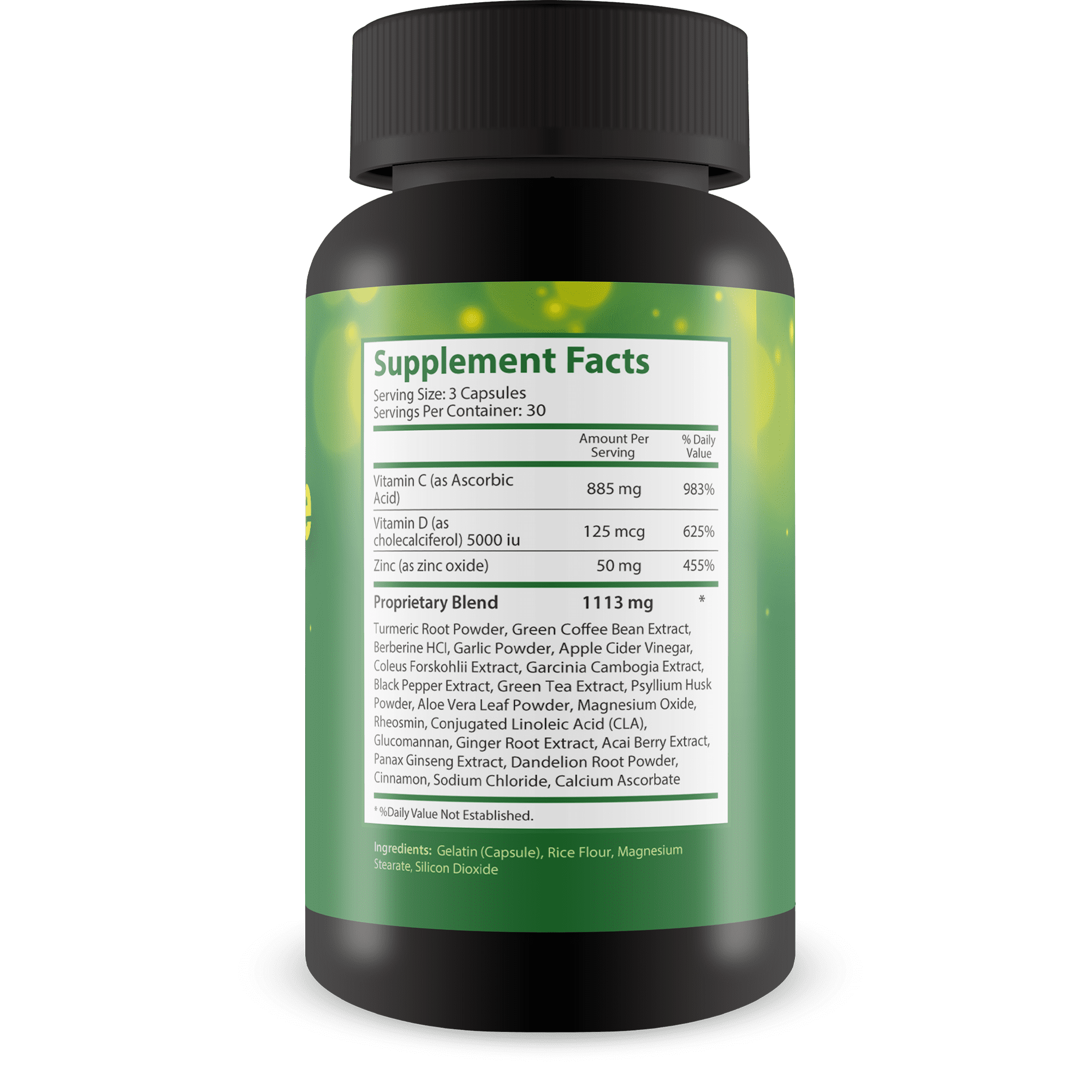 Green Coffee Trick Detox Cleanse - Green Coffee Bean Extract, Turmeric, Green Tea Extract, Garcinia Cambogia Extract & More - Supercharge Your Gut with This Herbal Colon Cleanse, Meta Balance Support