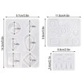 thumbnail image 4 of Earrings Making Set DIY 123PCS Reusable Jewelry Mold Earring Hooks Jump Rings, 4 of 8