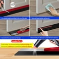 thumbnail image 2 of 2 Pack Door Draft Stopper for Bottom of Door - 2"W x 78"L Under Door Sweep, Blocks Cold Air, Noise, Light & Bugs - for Exterior/Interior Doors, Weather Stripping Seal (Black), 2 of 7