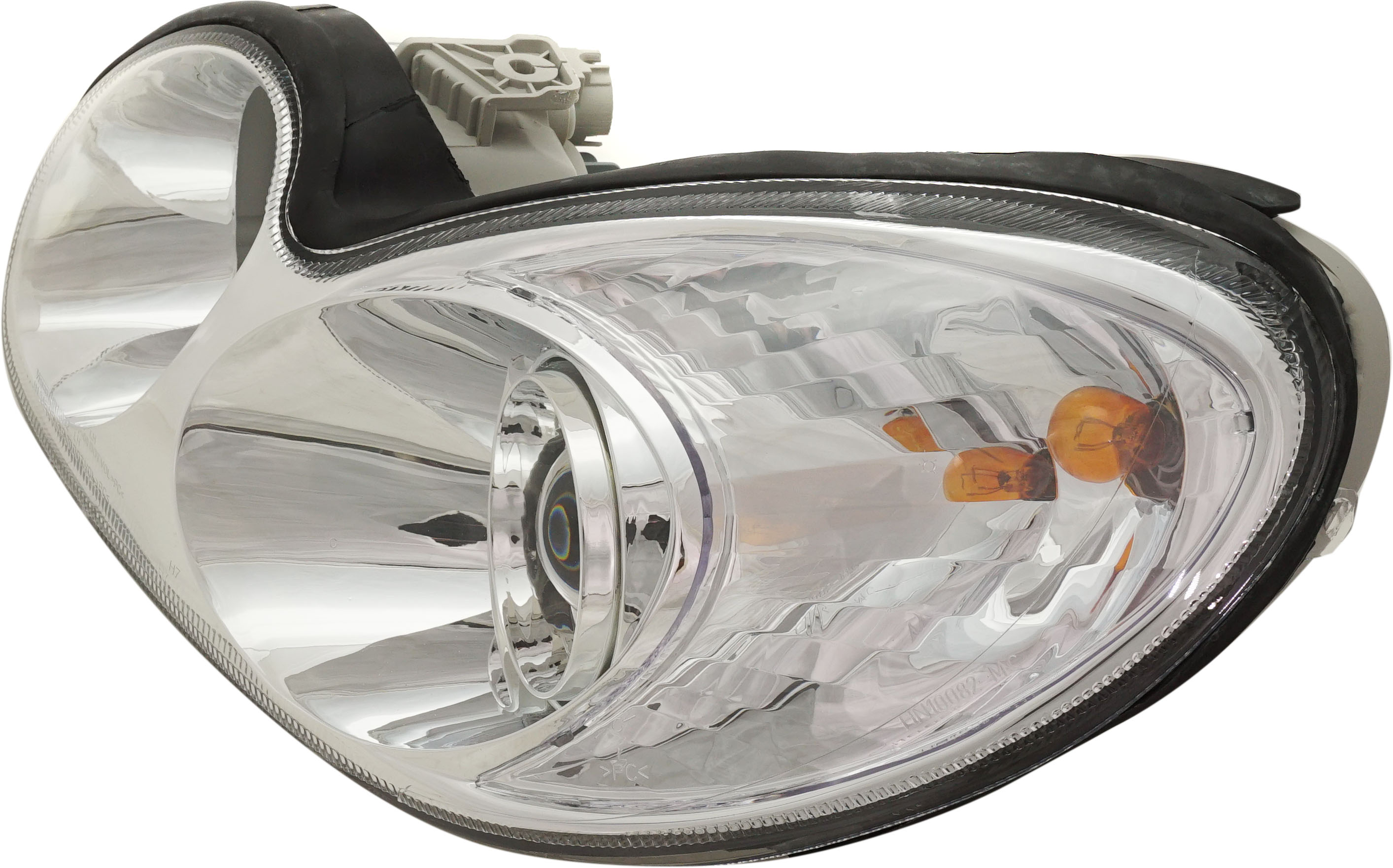 Headlight Compatible With 2002-2005 Hyundai Sonata Left Driver Halogen With bulb(s)