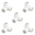 thumbnail image 2 of 8Pcs PVC Pipe Connector 3-Way Elbow Fittings for PVC Furniture Pipe Fittings Greenhouse Frame Tent Connection, 2 of 8