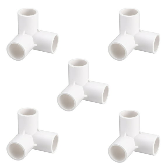 LEORX 8Pcs PVC Pipe Elbow Fittings for Greenhouse and Shed Frames