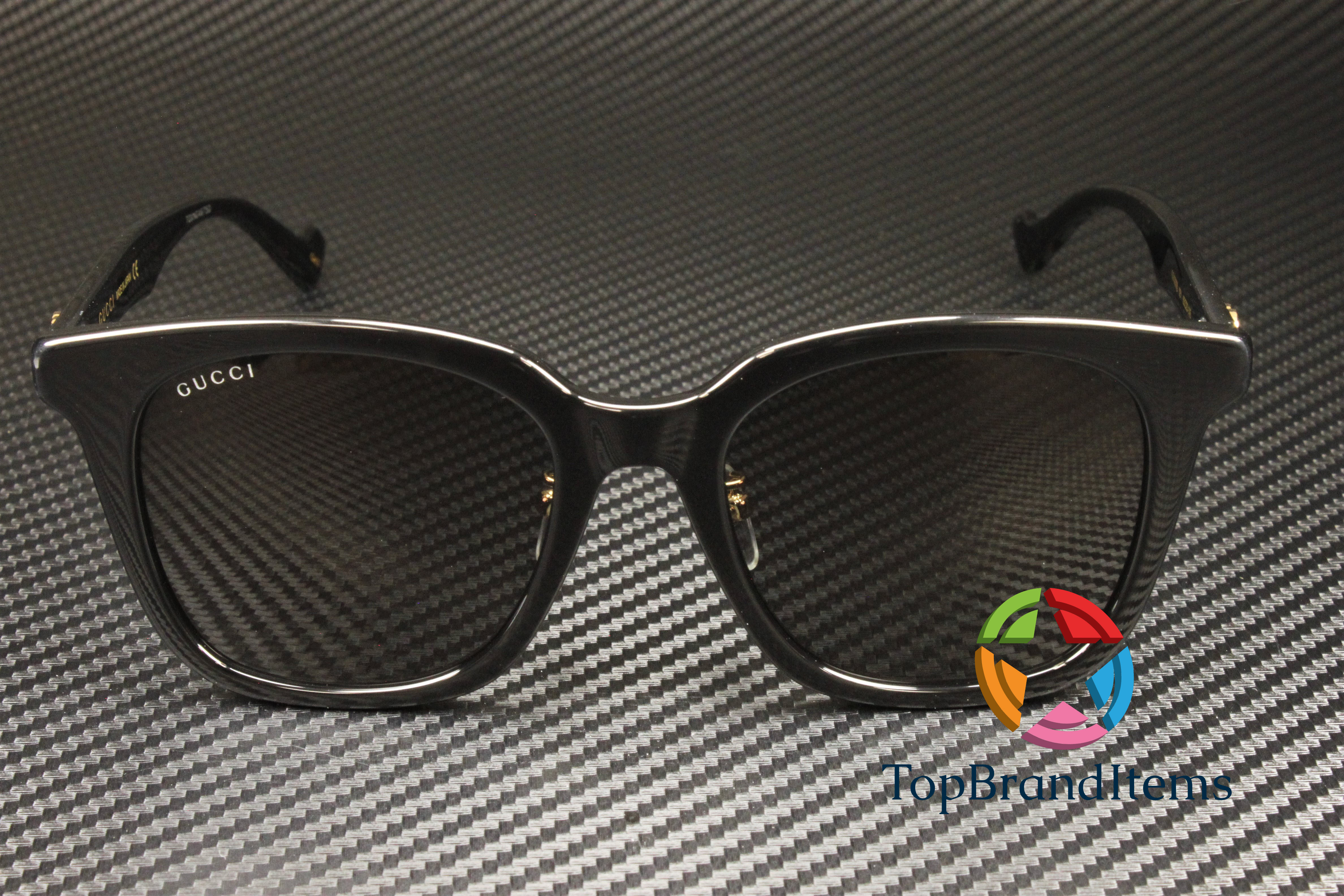 Gucci GG1000SK 1000SK 001 Black Gray Sunglasses 1000 NEW GUCCI SUNGLASSES GG 1000SK 001 BLACK/GREY AUTHENTIC 1000  main image 4