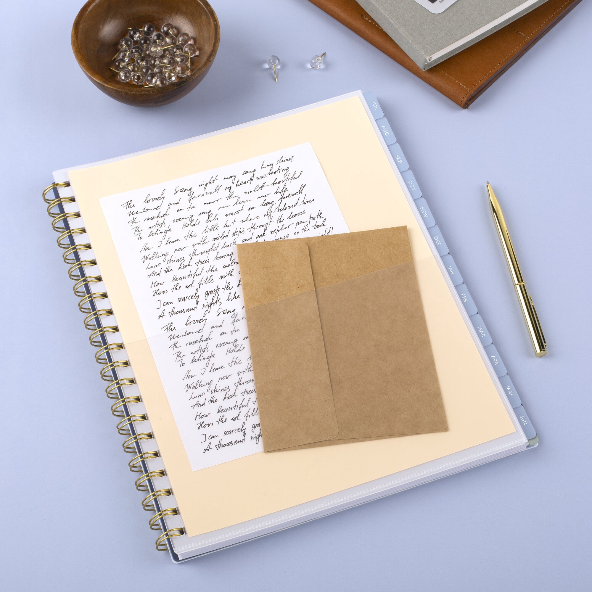 Leah Bisch for Mead Cambridge Academic 2026-2027 Weekly Monthly Planner Peony