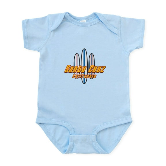 CafePress - Santa Cruz Body Suit - Baby Light Bodysuit, Size Newborn - 24 Months