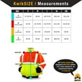 thumbnail image 6 of KwikSafety (Charlotte, NC) DISPATCHER Bomber Safety Jacket (FOLDABLE HOOD) Tri-Color Class 3 Hi Visibility Water Resistant ANSI OSHA Reflective Hoodie Warm Winter Gear Men | Orange/Yellow 2XL, 6 of 6
